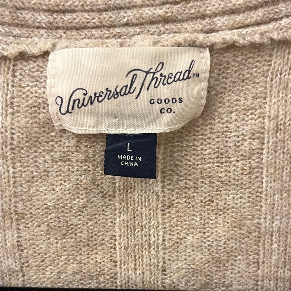 Universal Thread Light Brown Cardigan Sweater - Picture 2 of 5